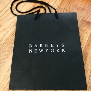 Gift Bag Barneys New York, Black, 9x8x4